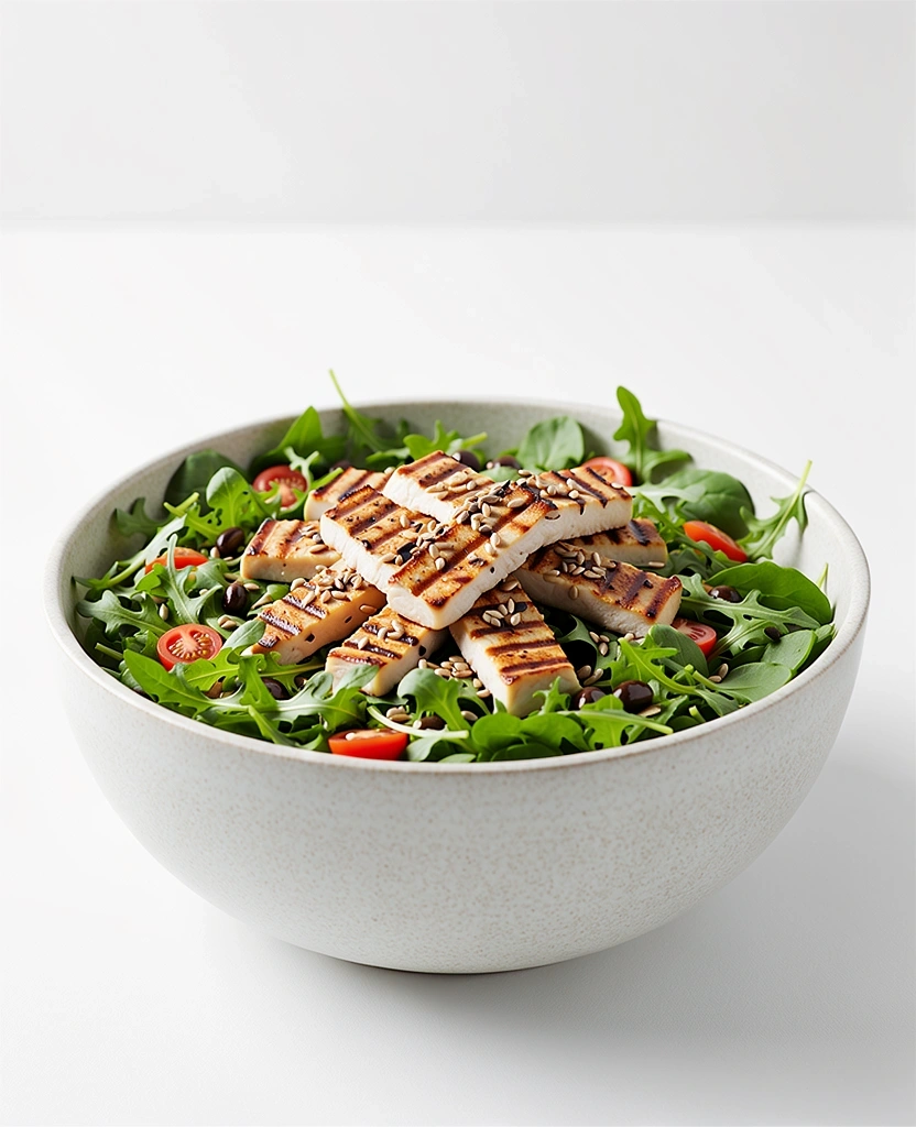 Balanced nutrition meal close-up