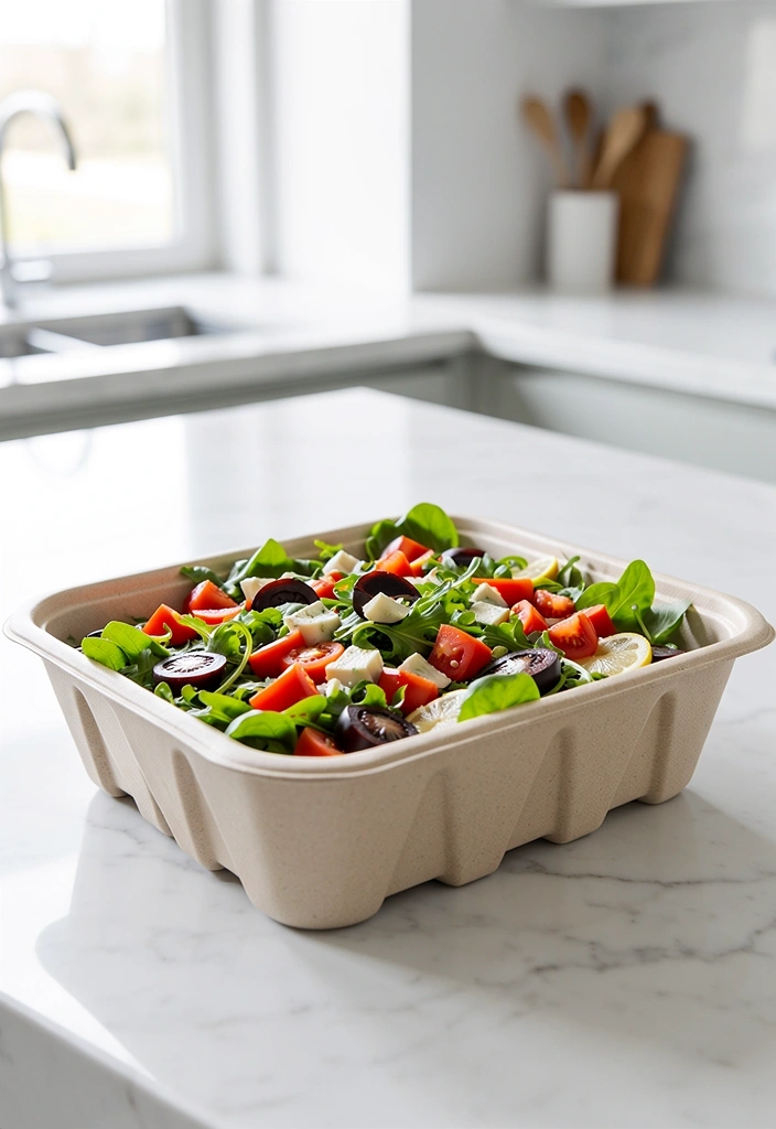 Balanced daily menu presentation